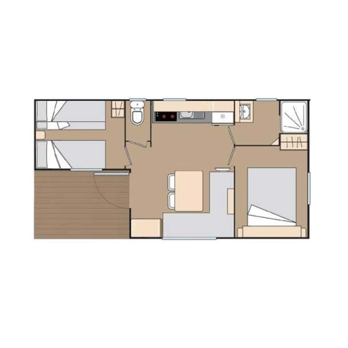 Mobil Home Ocasión Sun Roller Mediterranee - MundoMobilHome