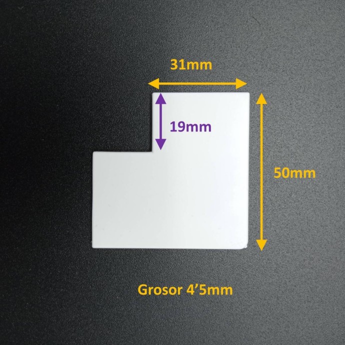 Angulo 50mm marco - Recambios mobil home - MundoMobilHome