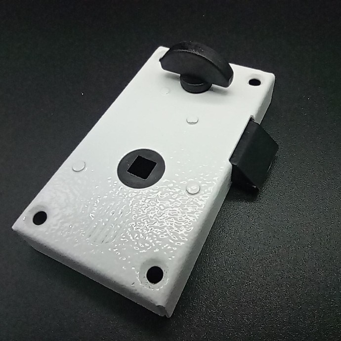 Cerradura con bloqueo puerta interior mobil home - MundoMobilHome