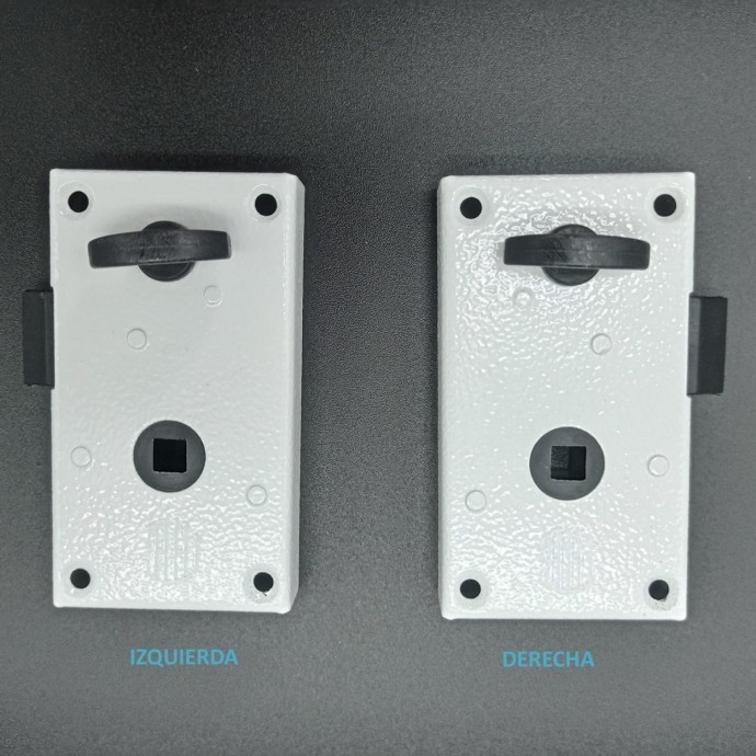 Cerradura con bloqueo puerta interior mobil home - MundoMobilHome