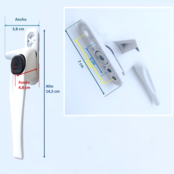 Manija ventana para mobil home - MundoMobilHome