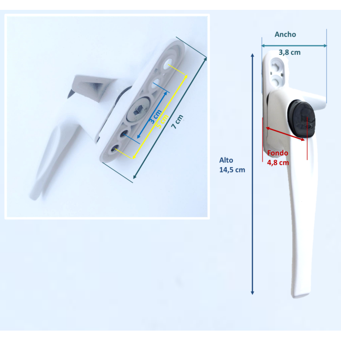 Manija ventana para mobil home - MundoMobilHome